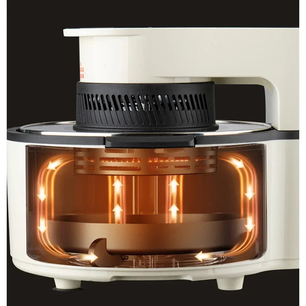 Visible Air fryers multi-function household oil-free electric fryer large capacity oven intelligent chip machine airfryers