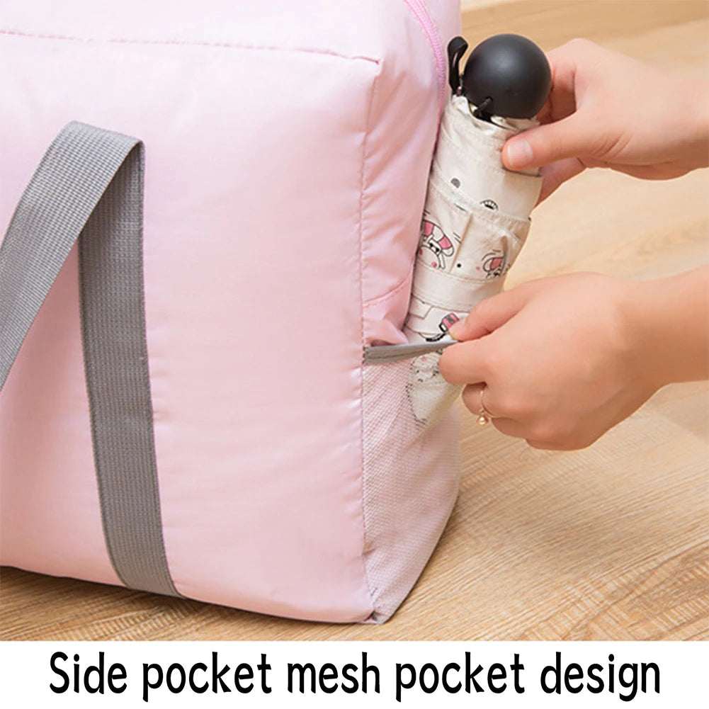 Personalized Zipper Travel Bag With Small Pocket Multi-Functional Durable Trip Pack For Fitness Workout