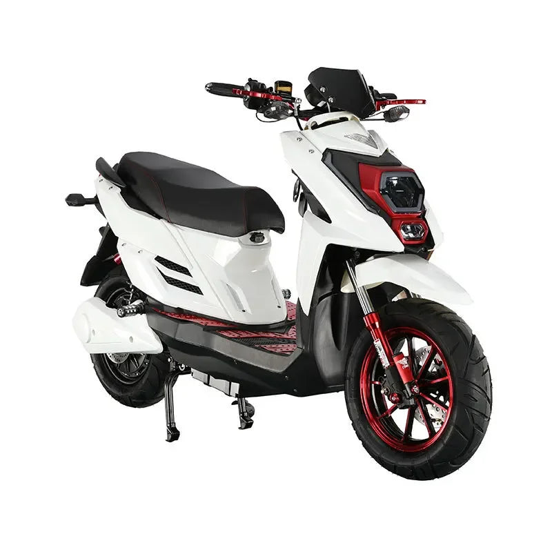 New pedal electric scooter for export, 72V electric motorcycle, adult takeaway, high-speed electric motorcycle