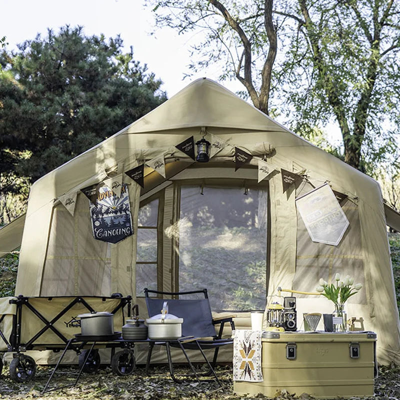 Size Can Be Customized Party Cotton High Quality Family Large Luxury Inflatable Camping Tent