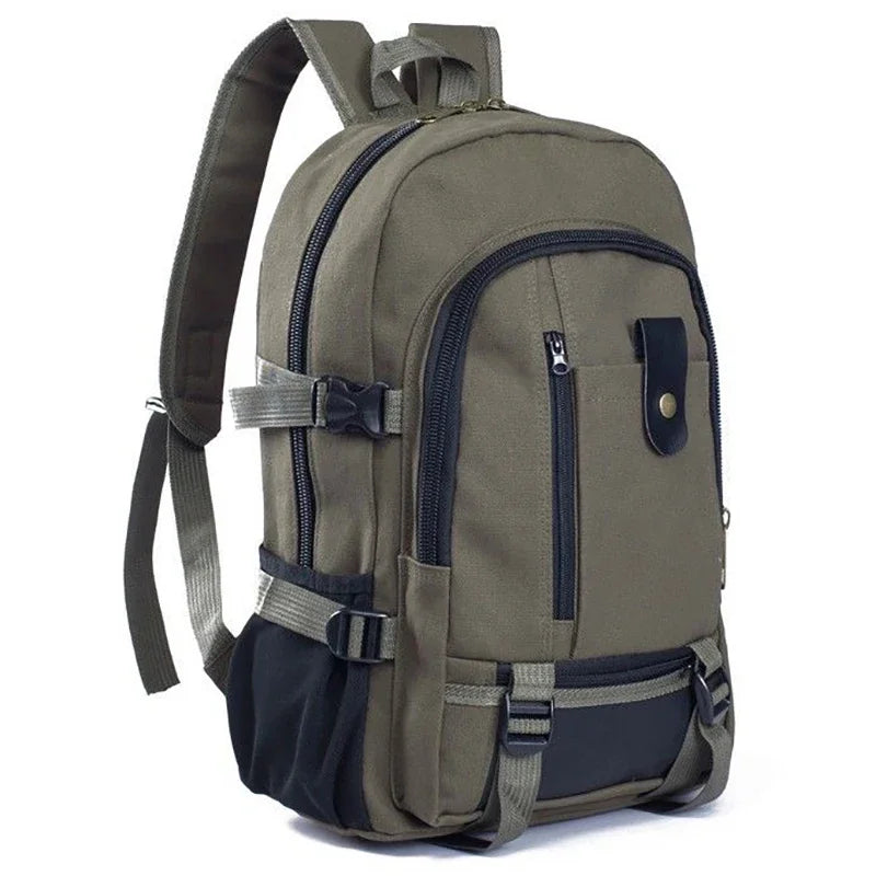 Women Backpacks Large Capacity Man Travel Mountaineering Male Luggage Canvas Bucket Shoulder Bags for Boy 5 Colors Outfit