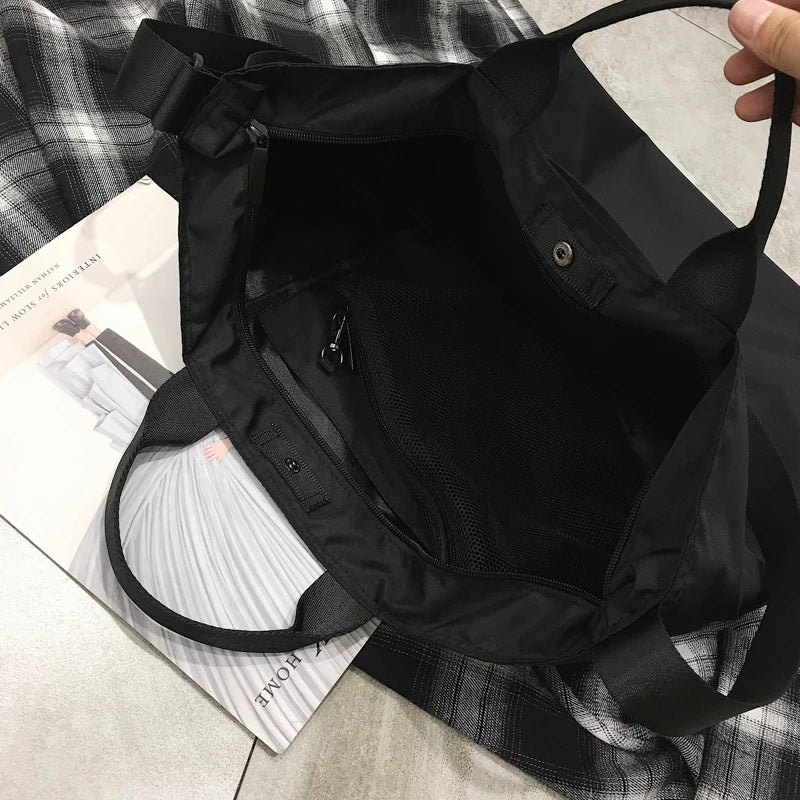 Nylon Waterproof Travel Bag High Quality Women Luggage Handbag Female Portable   For  2018