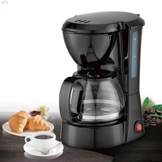 NEW Fun Brewing Experience with Drip Coffee Maker, 1.8L Capacity Household Coffee Machine with Programmable Timer, 1000W Digital