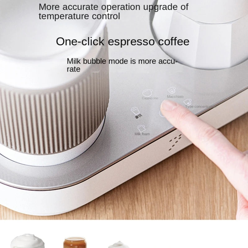 Fancy espresso machine Semi-automatic household milk foam multi-in-one capsule machine, moka pot