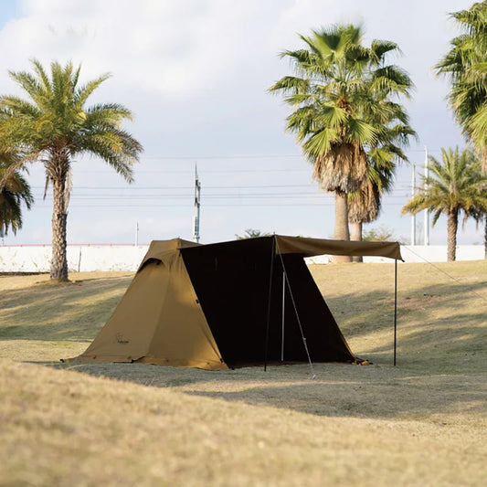 Vidalido Outdoor Camping Shelter Flame Curtain Cotton Light Luxury Single BC Tent Tech 300D Oxford Twin Peaks Glaming Tourist