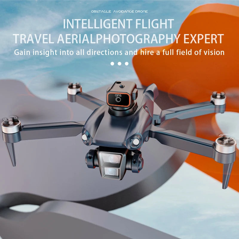 Mini Drone 8k Professional 20 km HD Camera 4K Quadcopter RC Helicopter Obstacle Avoidance WiFi GPS FPV Aerial Photography toys