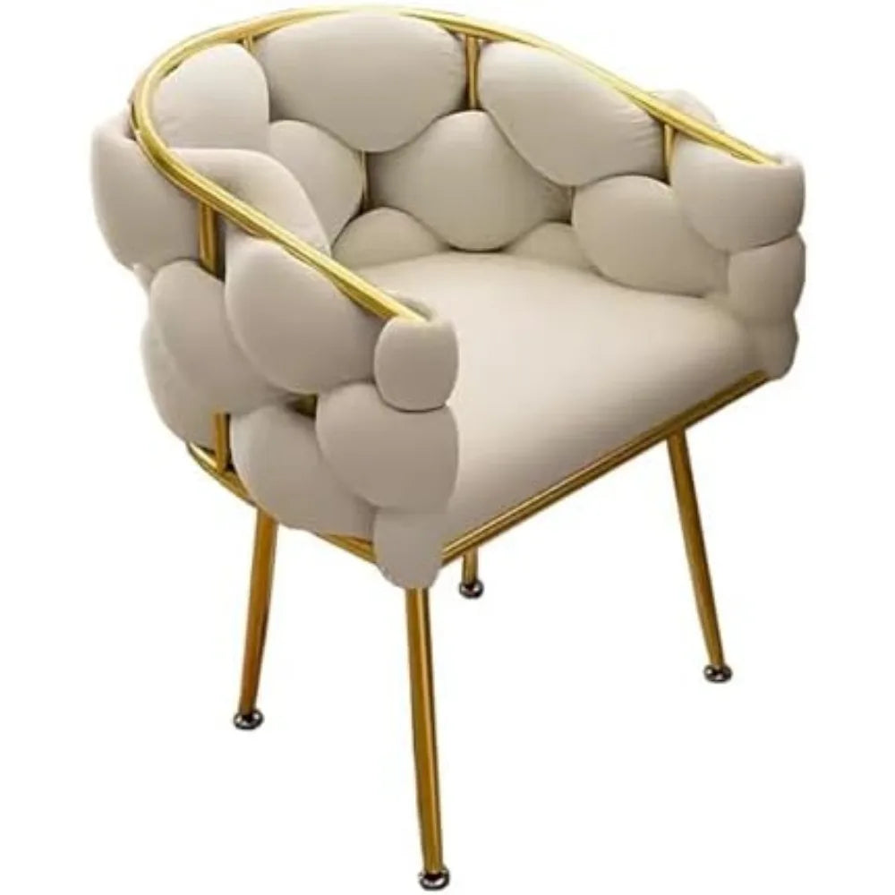 dining chair，Meal Chairs Upholstered Armless Dining Chairs with Metal Legs Modern Velvet Kitchen Chair Velvet Accent Side Chair