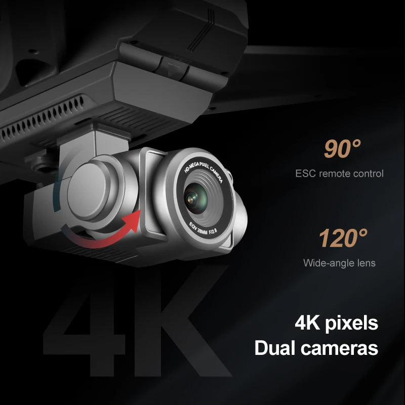 F11 Brushless Electric Adjustment 6K High Definition Dual Camera Aerial PhotographyGPS Long Range Remote Control Four Axis Drone