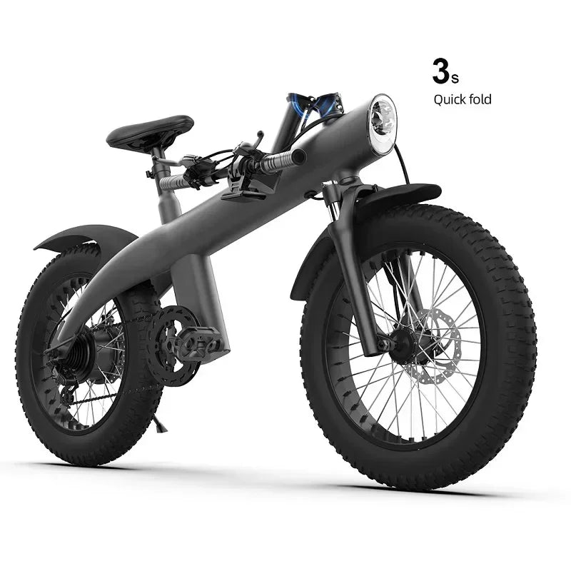 Ebike Q3 PLUS 48v 750w 13ah 20 inch fat tire folding off-road bike adult off-road mountain electric hybrid bike