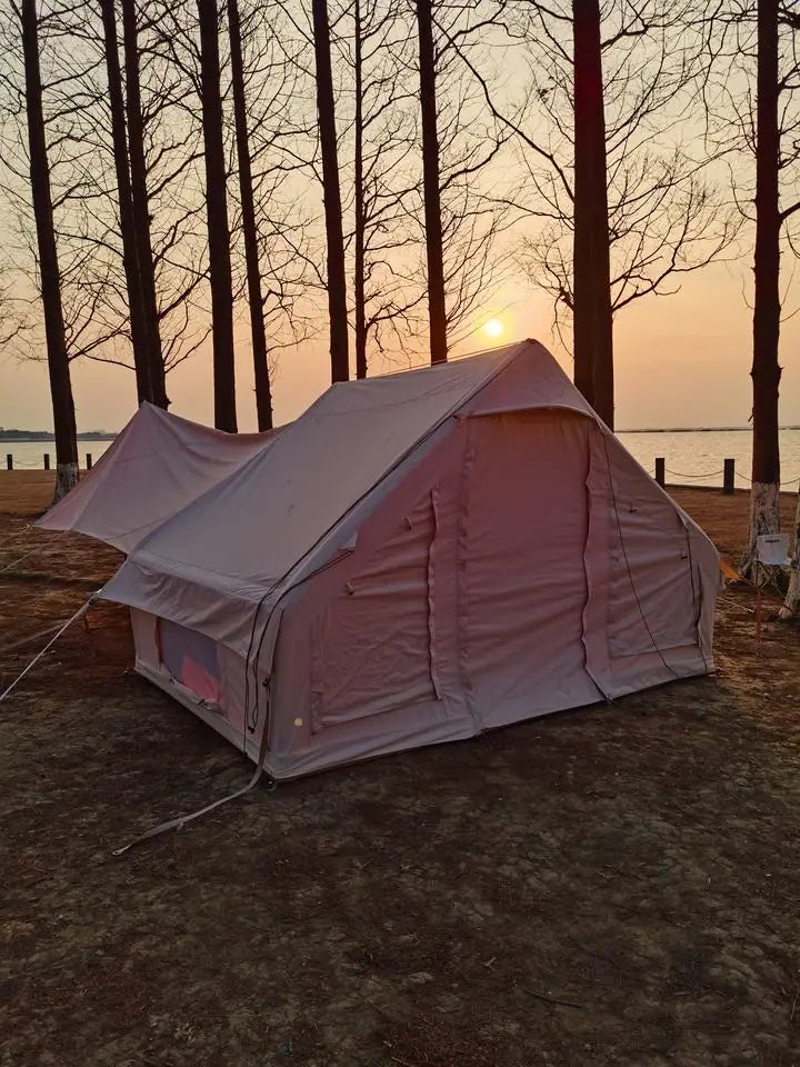 Y  Luxury Tents Portable Yurt Prefab Houses Inflatable Tent Camping Waterproof Air Tent