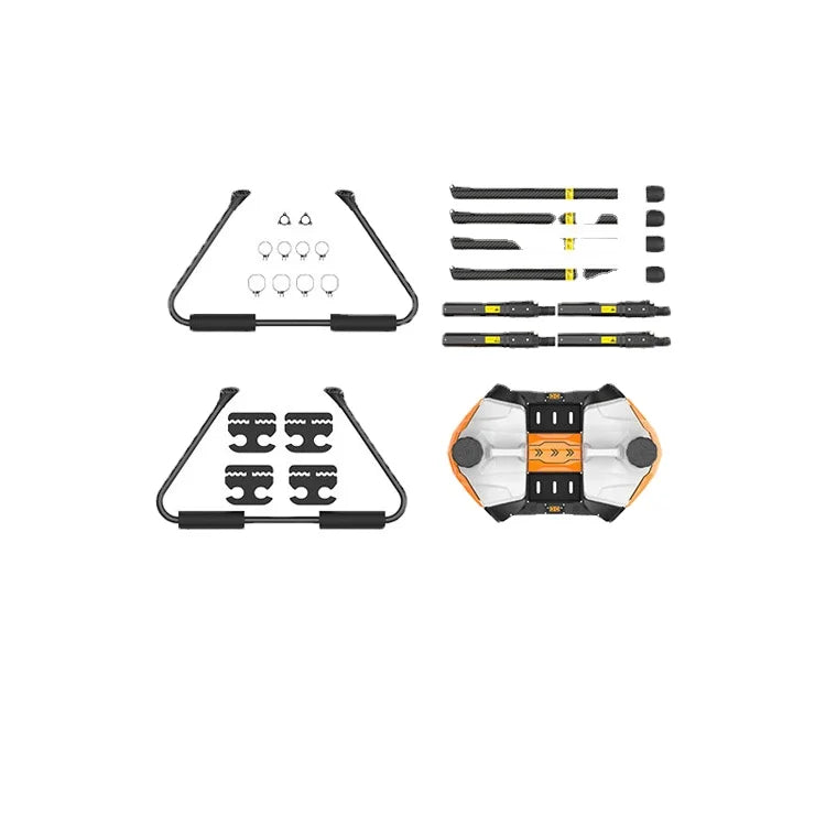 G20-Q Professional farmer Quadcopter frame high efficient agriculture sprayer drone parts with double tank smart plant tool