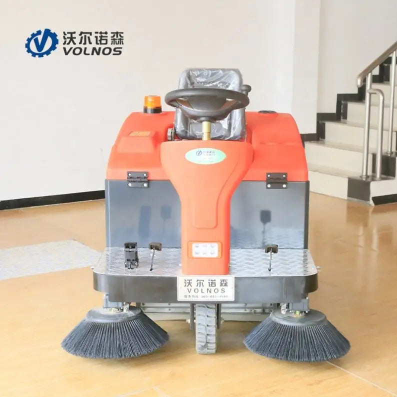 Vaughnsen V1400 Driving Electric Sweeper Industrial Vacuum Road Sanitation Truck Manufacturers