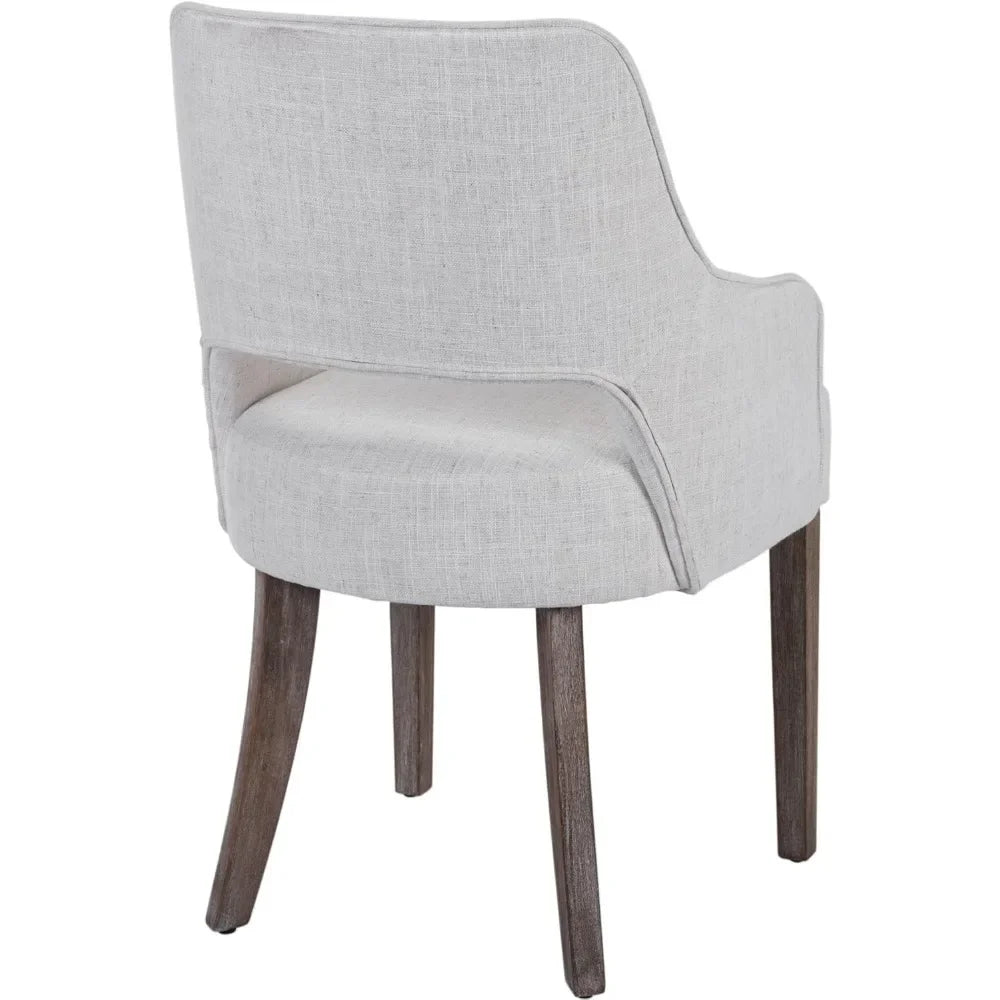 Dining Chairs Set of 4 Upholstered Accent Chairs Side Chair with Wood Legs for Living Room.