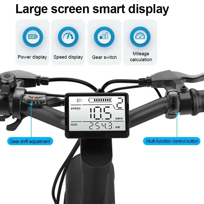 Ebike Q3 PLUS 48v 750w 13ah 20 inch fat tire folding off-road bike adult off-road mountain electric hybrid bike