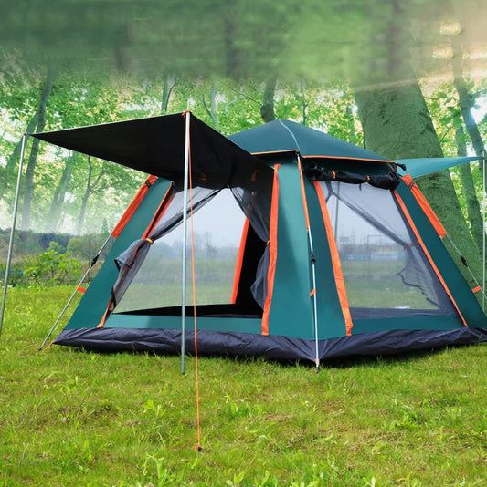 Polyester Waterproof Camping Trekking Pop Up Family High Quality Luxury Camping Tent