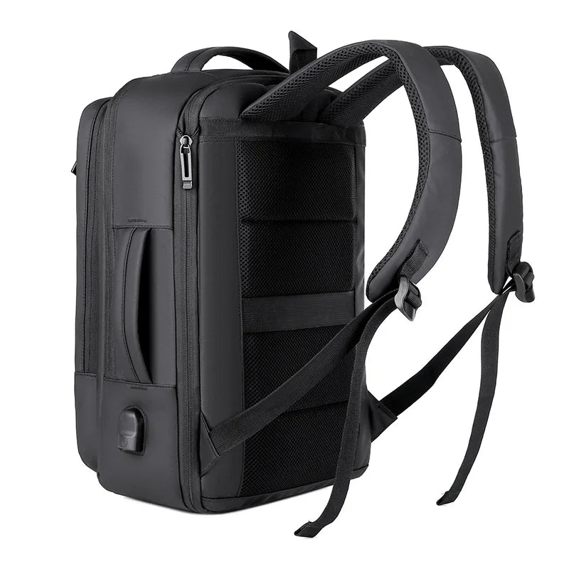 Men Large Capacity Expandable Backpack USB 17 Inch Laptop Bagpack Waterproof Business Travel Back Pack Luggage Bag Mochila Male