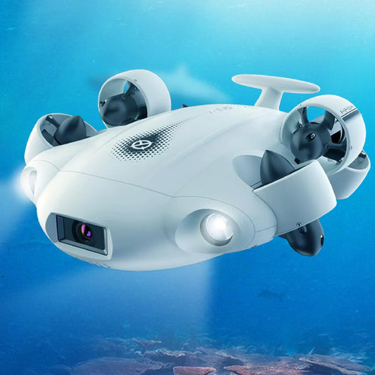 2024 New FIFISH V-EVO VR Underwater Rov Robot Diving Underwater Drone 4K Fish Finder with Grabber Arm