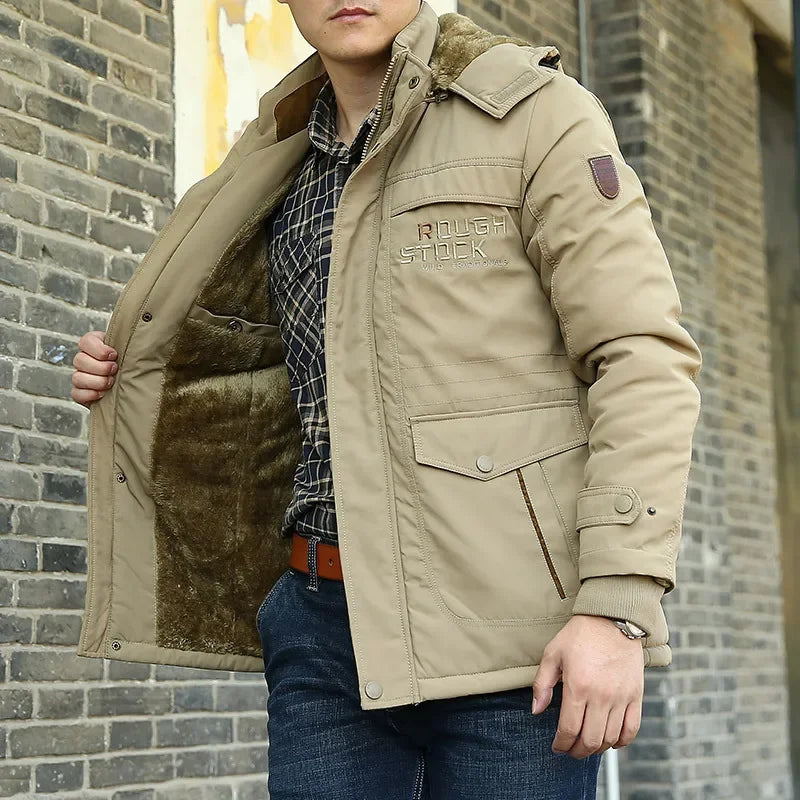 Hooded Jackets Outdoor Luxury Brand Men's Clothes Windbreaker Lightweight Padded Fashion Coat Menswear Cold Leisure Best Selling