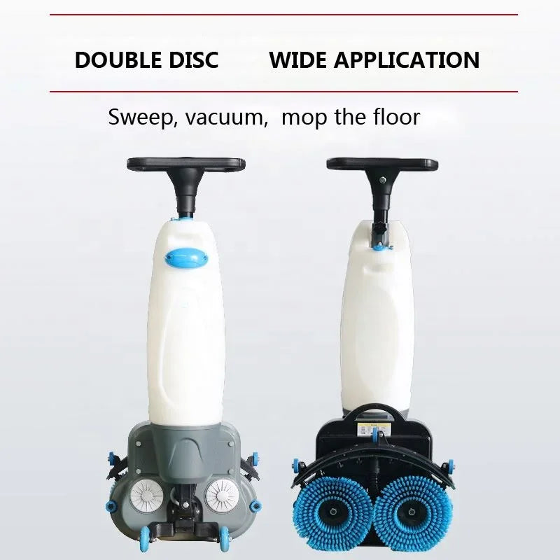 Mini Double Brush Electric Sweeper Floor Cleaning Machine Factory Supply
