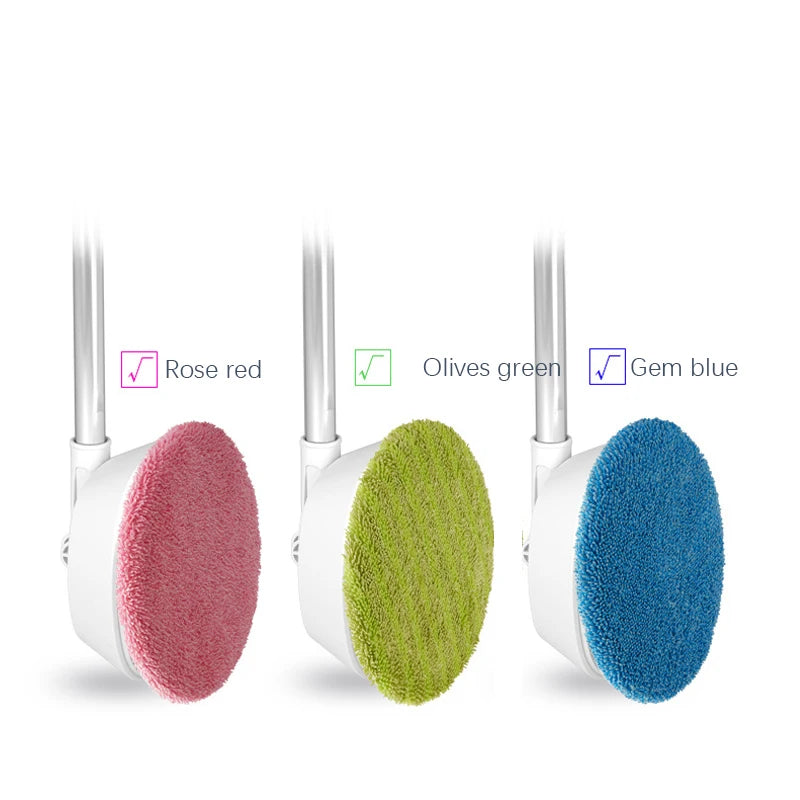 Cordless Electric Telescopic Cleaner Ultra Thin Fiber Cloth Wipe Floor Window Automatic Dehydration USB Charging Mop Sweeper