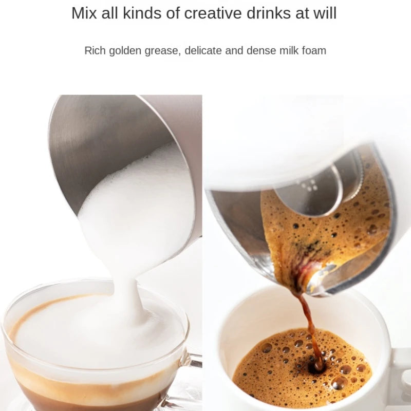 Fancy espresso machine Semi-automatic household milk foam multi-in-one capsule machine, moka pot