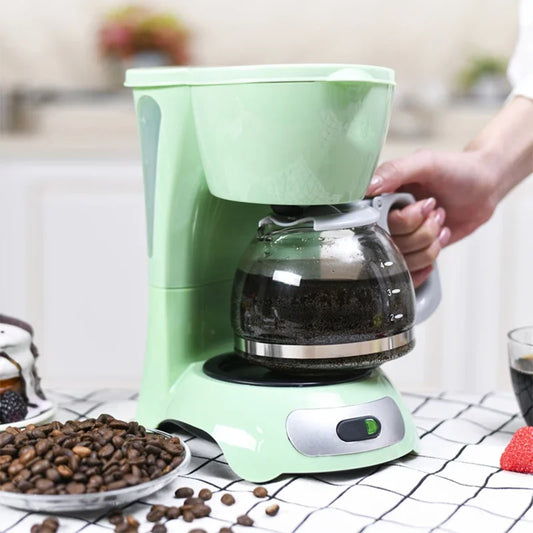 Coffee Machine Single-person Drip-drop Small Semi-automatic American Coffee Machine Multifunctional Office Brewing YD-1128