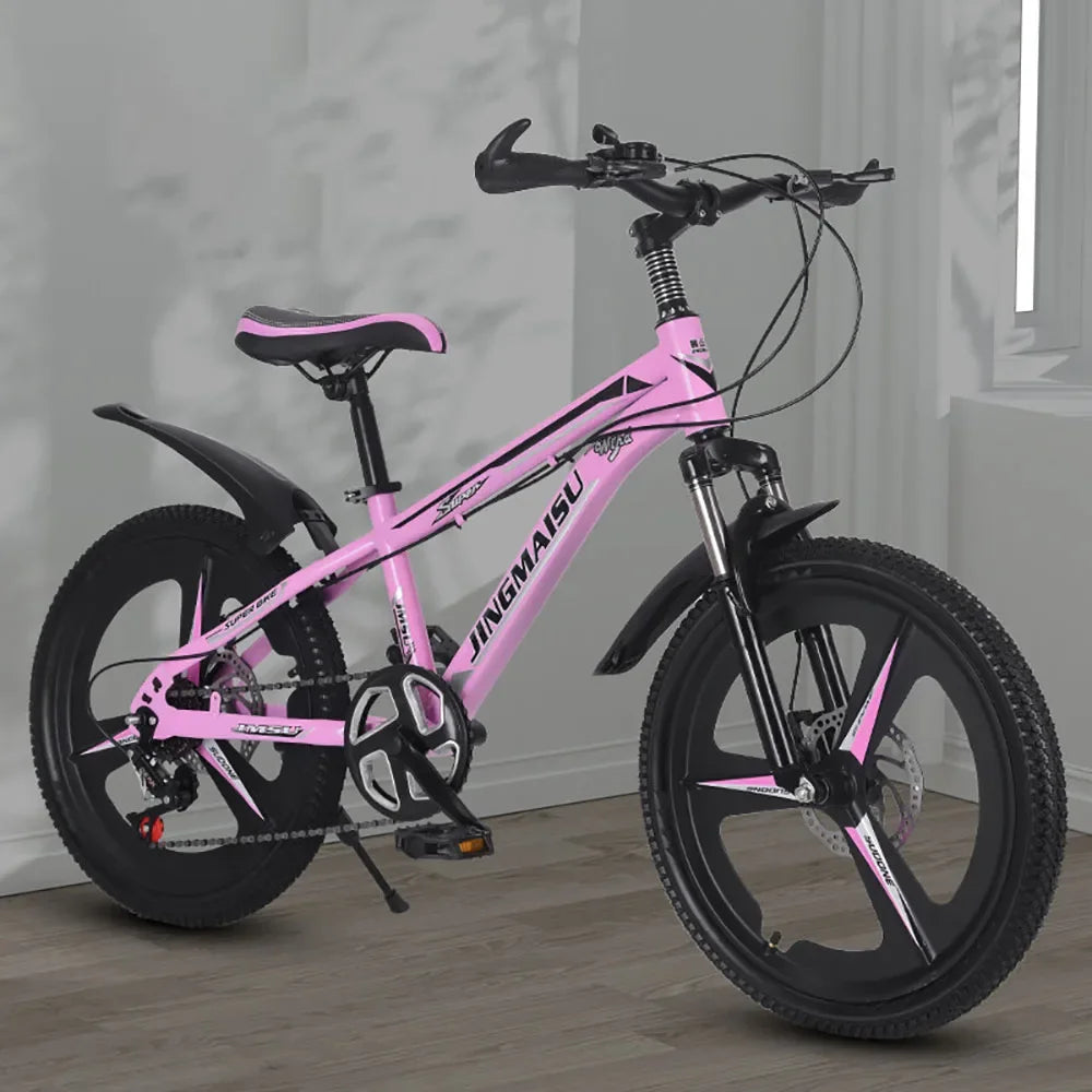High Carbon Steel Bicycle for Students 18 Inch  Variable Speed and Safety Male and Female Regular Mountain Bikes