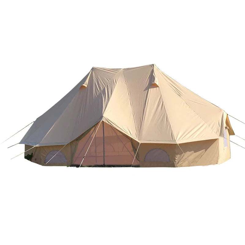 Outdoor canvas tent luxury Family Camping Emperor bell Tent