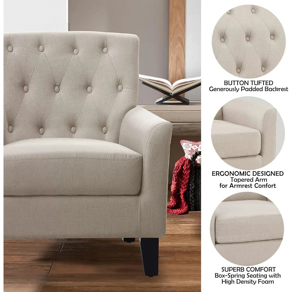 Brayle Rosevara Furniture Reading Small Arm Living Room Comfy Accent Bedroom Chairs, Office, Standard