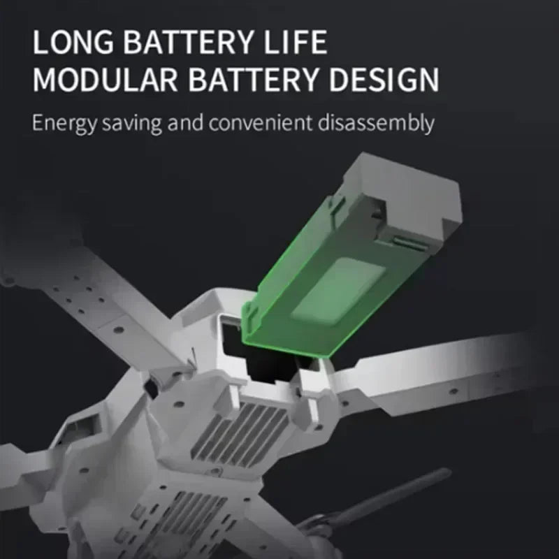 E88 RC Drone Professional HD Camera Quadcopter 4K Wide-Angle WiFi FPV Height Hold Foldable Helicopter Children's Aircraft Toys