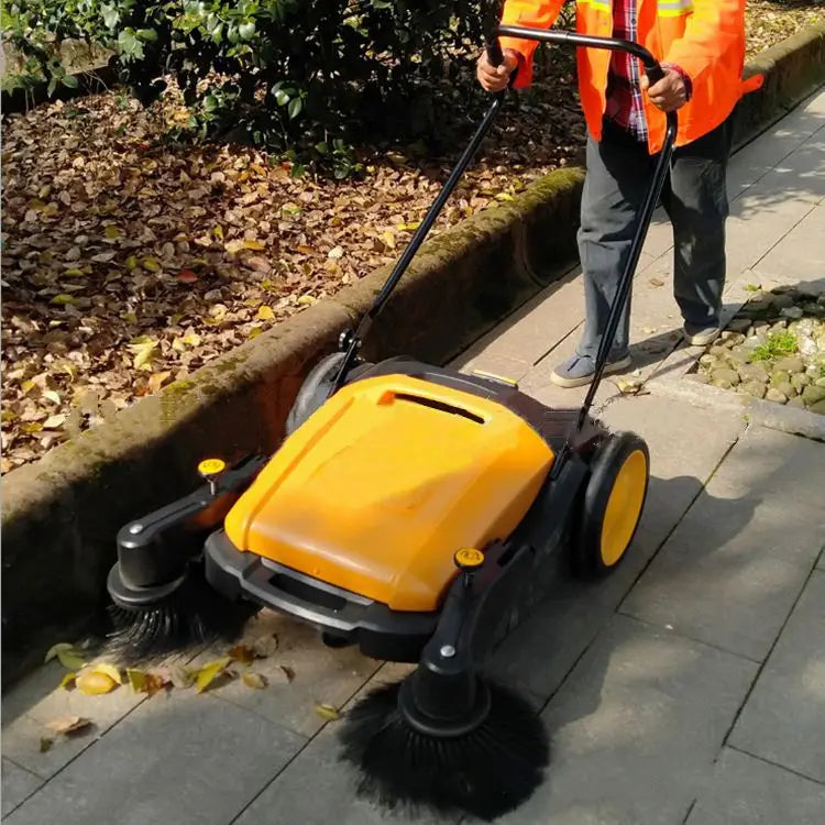 Road industrial floor cleaning electric vacuum lawn sweeper manual