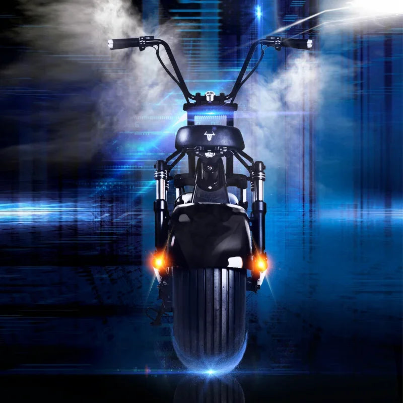 Electronic Hydraulic Disc Brake Motorbike 2020 Hot Sale 2000W , Detachable Lithium Battery Electric Scooter