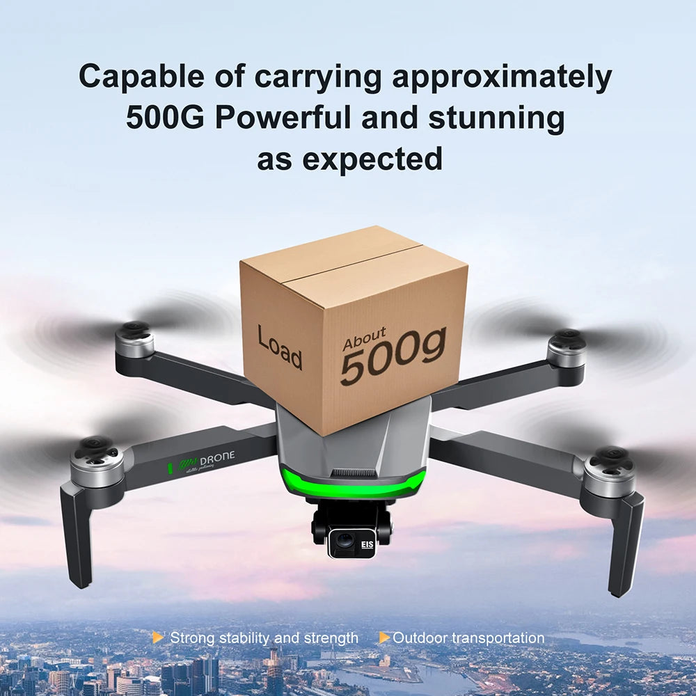 S155 3-Axis Gimbal FPV Drone 4K Professional GPS Brushless Motor Quadcopter with Camera HD Racing Drones RC Plane