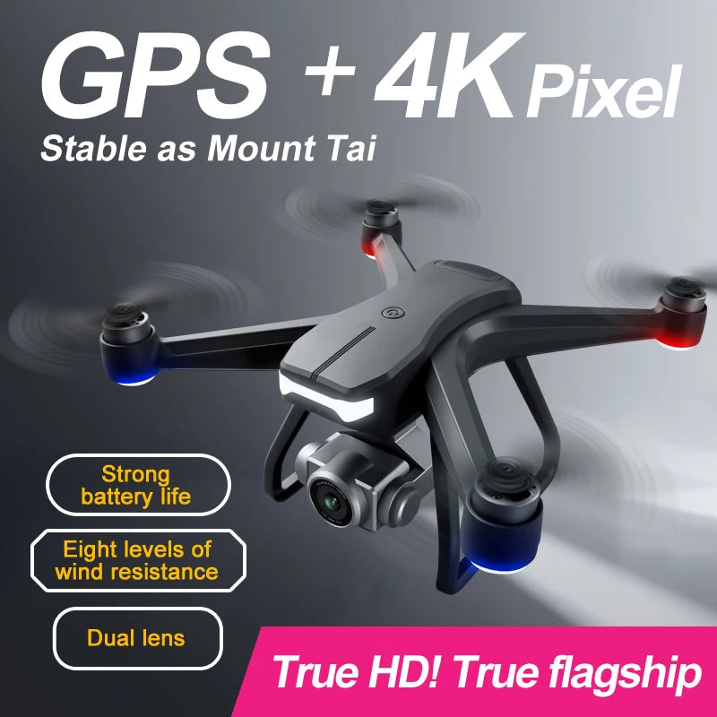 F11 Brushless Electric Adjustment 6K High Definition Dual Camera Aerial PhotographyGPS Long Range Remote Control Four Axis Drone