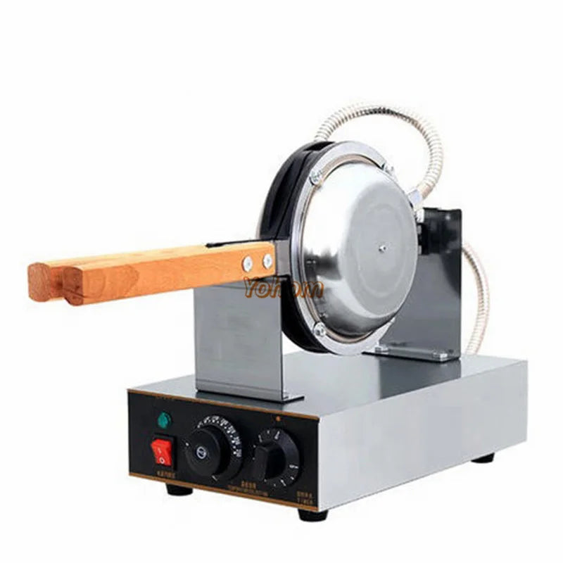 Electric Egg Bubble Waffle Maker Machine Dessert Pot Sandwich Toaster Waffle Iron Cake Oven with Timer and Temperature Control