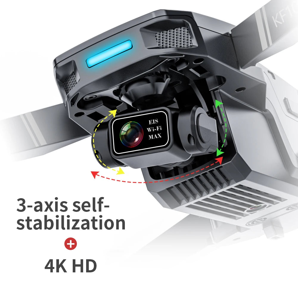 KF101 Max Relay 3-axis Gimbaled Anti-shake Professional Drone 4k Brushless Folding Quadcopter Drone 5g Rc Model Airplane Toy
