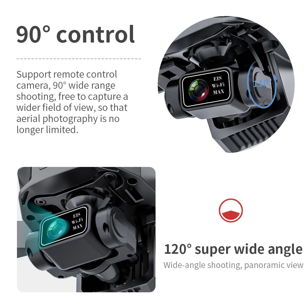 KF101 Max Relay 3-axis Gimbaled Anti-shake Professional Drone 4k Brushless Folding Quadcopter Drone 5g Rc Model Airplane Toy