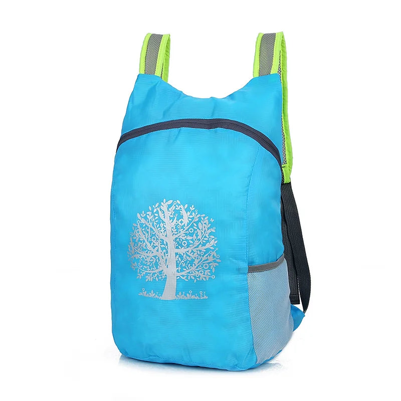 Hot Selling supply sport folding travel luggage bag outdoor waterproof foldable hiking backpack for men
