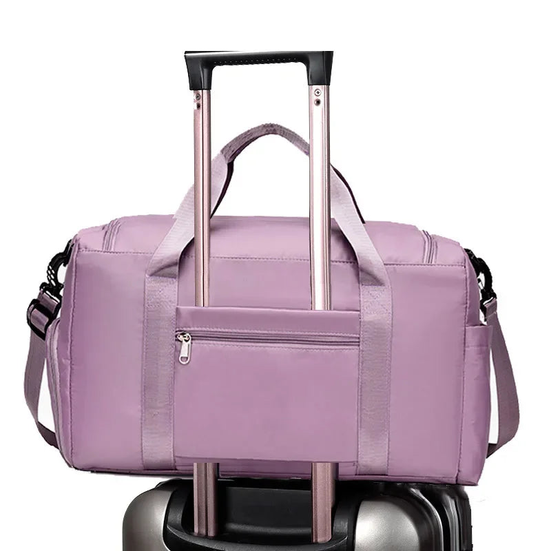 Travel Bag Luggage Handbag Women's Shoulder Bags Large Capacity Brand Waterproof Nylon Sports Gym Bag Ladies Crossbody Bag