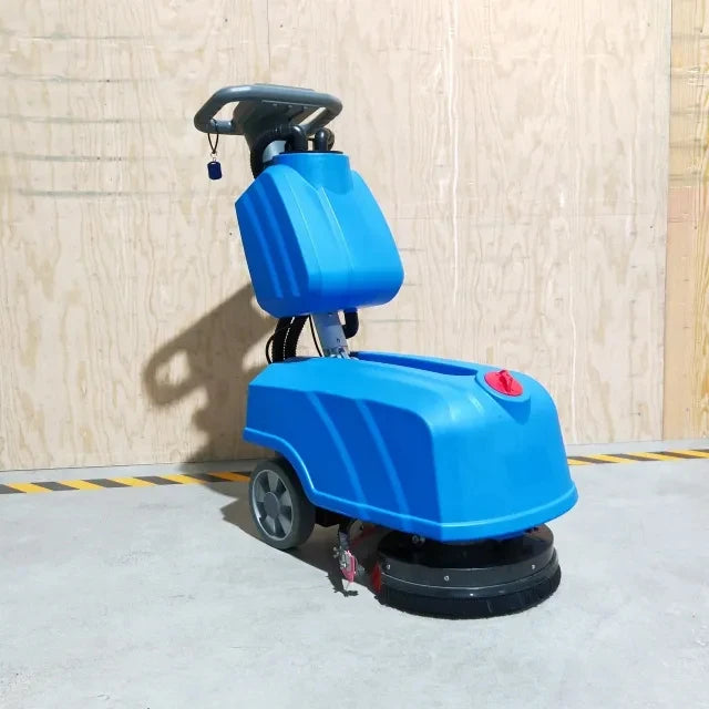 Electric floor sweeper washing machine folding 1250 m2/h cleaning equipment customize OEM floor scrubber
