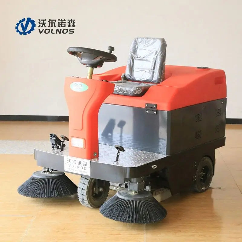Vaughnsen V1400 Driving Electric Sweeper Industrial Vacuum Road Sanitation Truck Manufacturers