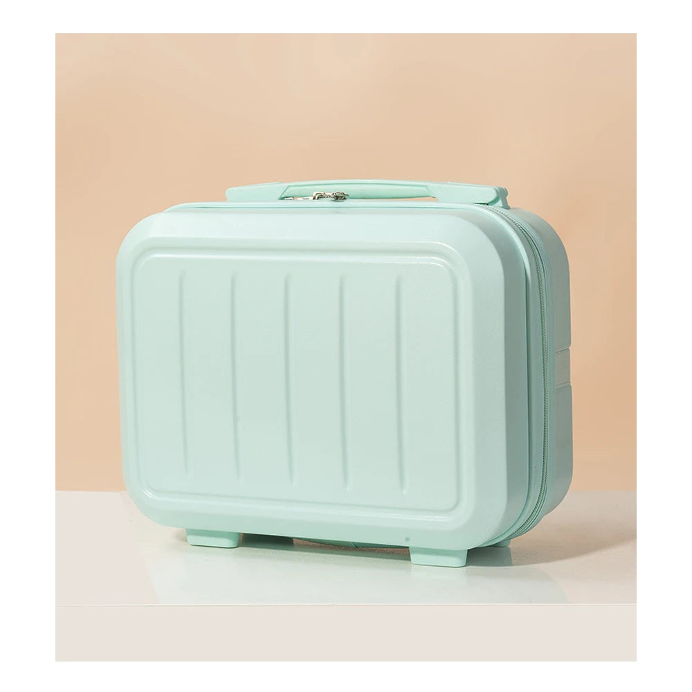 Cute Suitcase Waterproof Explosion-proof Lady Travel Handbags Women's Makeup Bag Size:30-17-23cm
