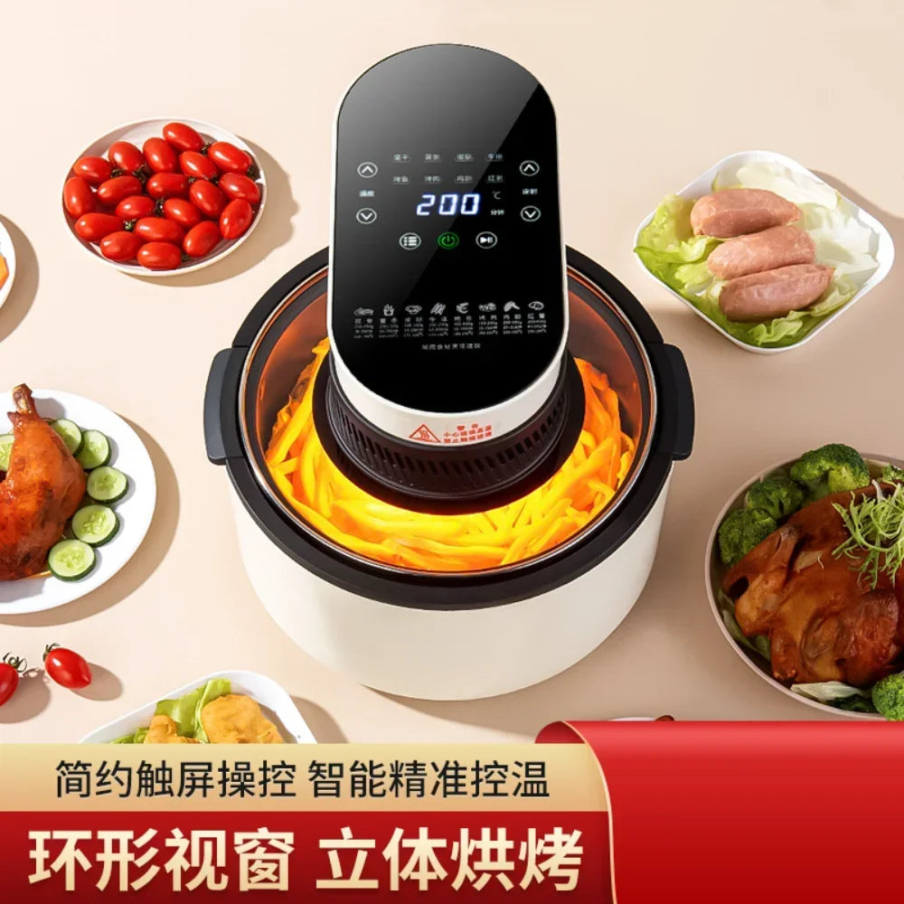 Visible Air fryers multi-function household oil-free electric fryer large capacity oven intelligent chip machine airfryers