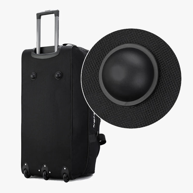 Large Capacity Trolley Bags with Wheels Foldable Luggage Wheeled Bag Travel Suitcase Waterproof Handbag Rolling Luggage
