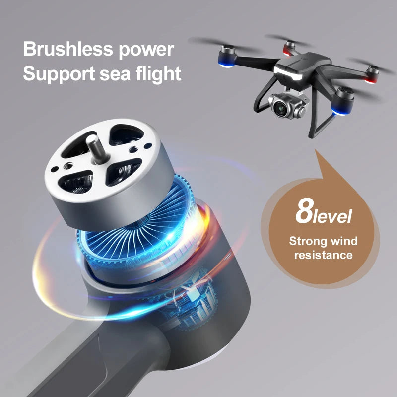 F11 Brushless Electric Adjustment 6K High Definition Dual Camera Aerial PhotographyGPS Long Range Remote Control Four Axis Drone