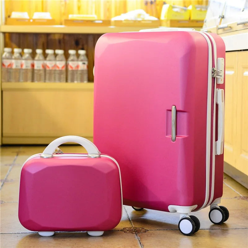 High Capacity Suitcase Spinner Rolling Luggage Password Trolley Travel Bag with Wheels Suitcase Sets 20" 22" 24" 26" Inch