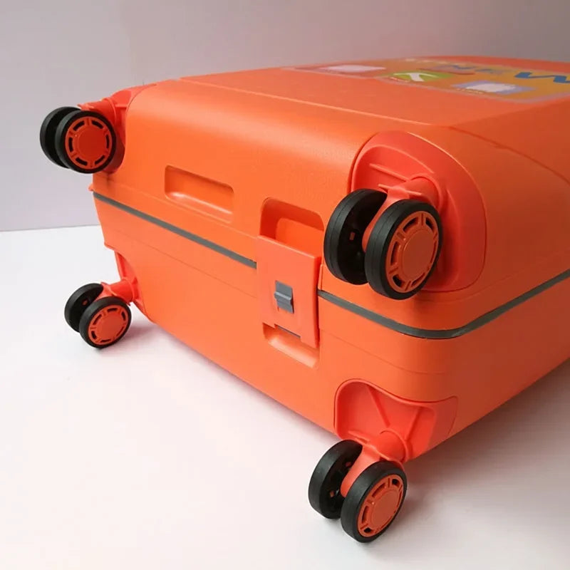 New Travel luggage PP Ultra-light anti-fall trolley suitcase female small 20 "boarding box fashion carry pn pull rod box male 24