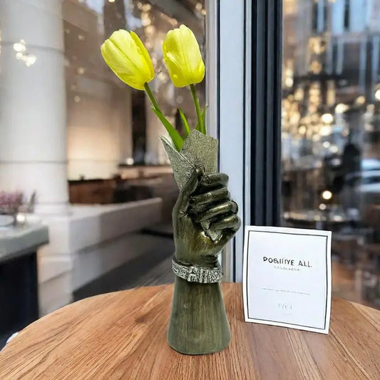 Arm Body Flower Vase Human Body Resin Aesthetic Decorative Vase Insertion Arm Body Ornament Home Decoration